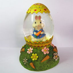 灵动可爱，匠心独具——广州市鸿艺工艺品树脂兔子水球摆件