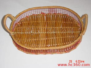 藤编篮工艺品 自然与工艺的完美融合